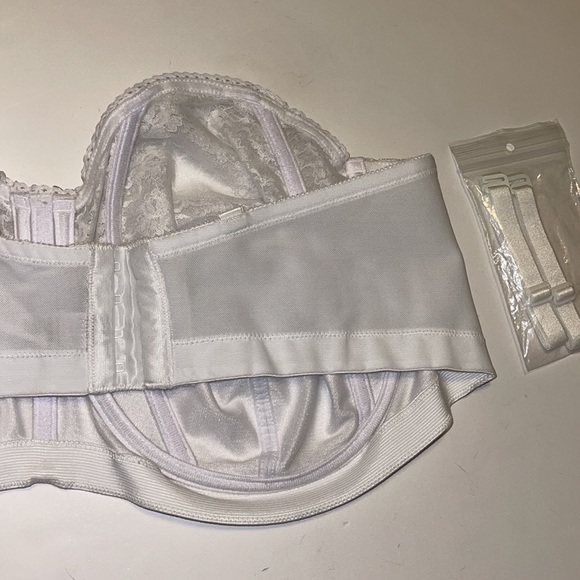 🆕 Love Love “Antonella” White Convertible Strapless Bra - Size 48DD / DD48 - Picture 7 of 8